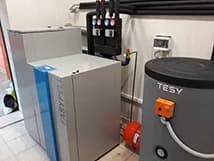 Пелетен котел Easypell 16 kW с бойлер 200 л